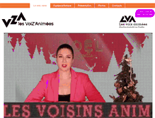 Tablet Screenshot of lesvoizanimees.com